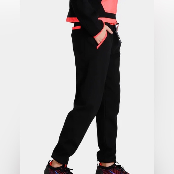 NWT The North Face TNF Tech Pants Black with Bright Coral Trim New Size XXL - Picture 8 of 14